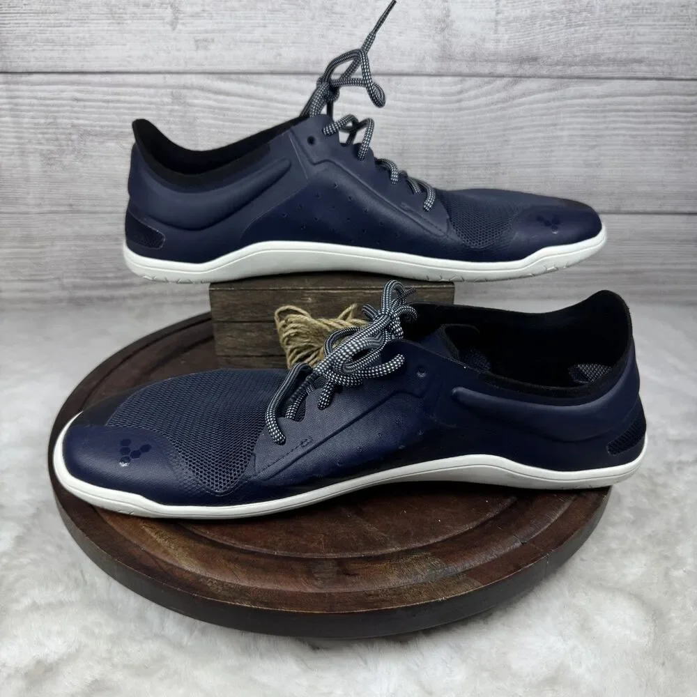 Vivobarefoot Primus Lite III Navy Blue US 11 EU 44 Mens Running Shoes Minimalist